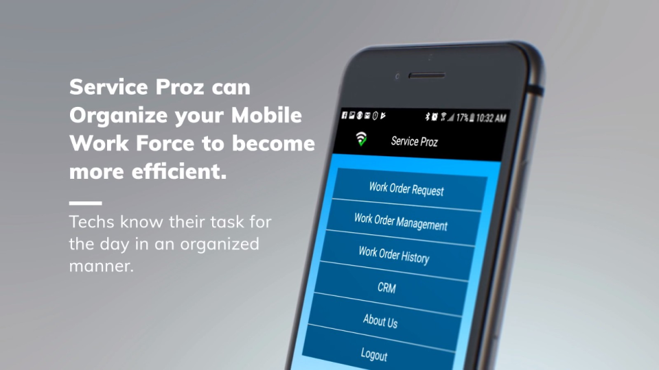 screenshot of Service Proz